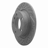 Dynamic Friction 2011-2016 MINI Cooper Countryman Rear Left Drilled & Slotted Geoperformance Rotor by Dynamic Friction Company 830-32010L