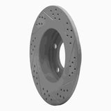 Dynamic Friction 2011-2016 MINI Cooper Countryman Rear Left Drilled & Slotted Geoperformance Rotor by Dynamic Friction Company 830-32010L