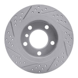 Dynamic Friction 2011-2016 MINI Cooper Countryman Rear Right Drilled & Slotted Geoperformance Rotor by Dynamic Friction Company 830-32010R