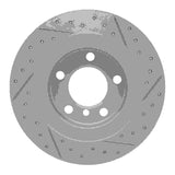 Dynamic Friction 2013-2016 Mini Cooper Paceman Rear Left Drilled & Slotted Geoperformance Rotor by Dynamic Friction Company 830-32012L