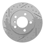 Dynamic Friction 2013-2016 Mini Cooper Paceman Rear Left Drilled & Slotted Geoperformance Rotor by Dynamic Friction Company 830-32012L