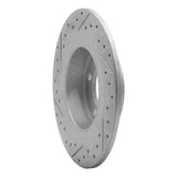 Dynamic Friction 2013-2016 MINI Cooper Paceman Rear Right Drilled & Slotted Geoperformance Rotor by Dynamic Friction Company 830-32012R