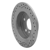Dynamic Friction 2014-2024 MINI Cooper (Excl Clubman) Rear Right Drilled & Slotted Geoperformance Rotor by Dynamic Friction Company 830-32013R