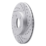 Dynamic Friction 2014-2021 MINI Cooper (Excl Clubman) Front Right Drilled & Slotted Geoperformance Rotor by Dynamic Friction Company 830-32015R