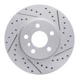 Dynamic Friction 2014-2021 MINI Cooper (Excl Clubman) Front Right Drilled & Slotted Geoperformance Rotor by Dynamic Friction Company 830-32015R