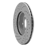 Dynamic Friction 2014-2021 MINI Cooper (Excl Clubman) Front Right Drilled & Slotted Geoperformance Rotor by Dynamic Friction Company 830-32015R