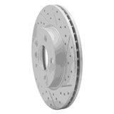 Dynamic Friction 2014-2024 MINI Cooper (Excl Clubman) Front Right Drilled & Slotted Geoperformance Rotor by Dynamic Friction Company 830-32017R