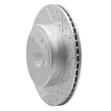 Dynamic Friction 2016-2024 MINI Cooper (Excl Clubman) Front Right Drilled & Slotted Geoperformance Rotor by Dynamic Friction Company 830-32018R