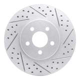 R1 Concepts 1995-2006 Chrysler Sebring Front Right Drilled & Slotted Geoperformance Rotor by R1 Concepts 830-39010R