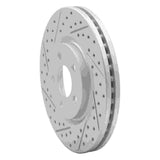Dynamic Friction 2003-2009 Chrysler Pt Cruiser Front Left Drilled & Slotted Geoperformance Rotor by Dynamic Friction Company 830-39013L