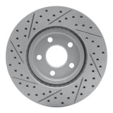 Dynamic Friction 2003-2009 Chrysler Pt Cruiser Front Right Drilled & Slotted Geoperformance Rotor by Dynamic Friction Company 830-39013R