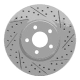 Dynamic Friction 2003-2009 Chrysler Pt Cruiser Front Right Drilled & Slotted Geoperformance Rotor by Dynamic Friction Company 830-39013R