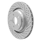 Dynamic Friction 2005-2023 Chrysler 300 Rear Right Drilled & Slotted Geoperformance Rotor by Dynamic Friction Company 830-39020R