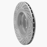 Dynamic Friction 2005-2023 Chrysler 300 Rear Right Drilled & Slotted Geoperformance Rotor by Dynamic Friction Company 830-39020R