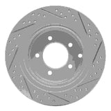 Dynamic Friction 2007-2017 Chrysler Sebring Rear Left Drilled & Slotted Geoperformance Rotor by Dynamic Friction Company 830-39024L