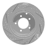 Dynamic Friction 2007-2017 Chrysler Sebring Rear Right Drilled & Slotted Geoperformance Rotor by Dynamic Friction Company 830-39024R