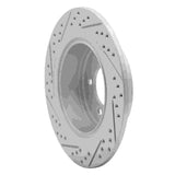 Dynamic Friction 2007-2017 Chrysler Sebring Rear Right Drilled & Slotted Geoperformance Rotor by Dynamic Friction Company 830-39024R