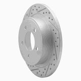 Dynamic Friction 2004-2008 Chrysler Pacifica Rear Left Drilled & Slotted Geoperformance Rotor by Dynamic Friction Company 830-39028L