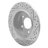 Dynamic Friction 2004-2008 Chrysler Pacifica Rear Left Drilled & Slotted Geoperformance Rotor by Dynamic Friction Company 830-39028L