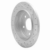 R1 Concepts 1993-2004 Chrysler Concorde Rear Left Drilled & Slotted Geoperformance Rotor by R1 Concepts 830-40012L