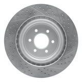 Dynamic Friction 2003-2017 Dodge Viper Rear Left Drilled & Slotted Geoperformance Rotor by Dynamic Friction Company 830-40023L