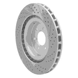 Dynamic Friction 2003-2017 Dodge Viper Rear Left Drilled & Slotted Geoperformance Rotor by Dynamic Friction Company 830-40023L