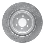 Dynamic Friction 2003-2017 Dodge Viper Rear Right Drilled & Slotted Geoperformance Rotor by Dynamic Friction Company 830-40023R