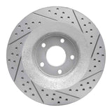 Dynamic Friction 2008-2014 Chrysler 200 Front Left Drilled & Slotted Geoperformance Rotor by Dynamic Friction Company 830-40025L