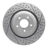 Dynamic Friction 2008-2014 Chrysler 200 Front Right Drilled & Slotted Geoperformance Rotor by Dynamic Friction Company 830-40025R