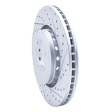 Dynamic Friction 2014-2023 Dodge Charger Front Right Drilled & Slotted Geoperformance Rotor by Dynamic Friction Company 830-40035R