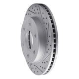 Dynamic Friction 2002-2006 Dodge Sprinter 3500 Rear Right Drilled & Slotted Geoperformance Rotor by Dynamic Friction Company 830-40039R