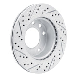Dynamic Friction 2002-2006 Dodge Sprinter 3500 Front Left Drilled & Slotted Geoperformance Rotor by Dynamic Friction Company 830-40042L