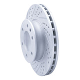 Dynamic Friction 2006-2025 American Coach Patriot Front Left Drilled & Slotted Geoperformance Rotor by Dynamic Friction Company 830-40043L