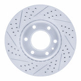 Dynamic Friction 2006-2025 American Coach Patriot Front Right Drilled & Slotted Geoperformance Rotor by Dynamic Friction Company 830-40043R