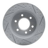 Dynamic Friction 2006-2018 Dodge Sprinter 2500 Rear Left Drilled & Slotted Geoperformance Rotor by Dynamic Friction Company 830-40044L