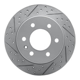 Dynamic Friction 2006-2018 Dodge Sprinter 2500 Rear Left Drilled & Slotted Geoperformance Rotor by Dynamic Friction Company 830-40044L