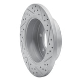 Dynamic Friction 2006-2018 Dodge Sprinter 2500 Rear Left Drilled & Slotted Geoperformance Rotor by Dynamic Friction Company 830-40044L