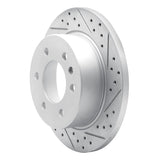 Dynamic Friction 2006-2018 Dodge Sprinter 3500 Rear Right Drilled & Slotted Geoperformance Rotor by Dynamic Friction Company 830-40044R