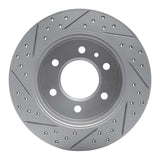 Dynamic Friction 2006-2018 Dodge Sprinter 3500 Rear Right Drilled & Slotted Geoperformance Rotor by Dynamic Friction Company 830-40044R