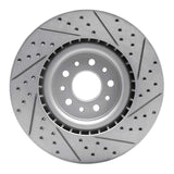 Dynamic Friction 2015-2022 Ram Promaster City Front Left Drilled & Slotted Geoperformance Rotor by Dynamic Friction Company 830-40049L