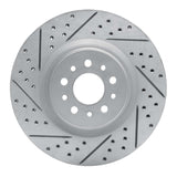 Dynamic Friction 2015-2022 Ram Promaster City Front Left Drilled & Slotted Geoperformance Rotor by Dynamic Friction Company 830-40049L