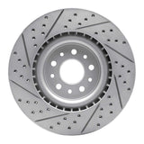 Dynamic Friction 2015-2022 Ram Promaster City Front Right Drilled & Slotted Geoperformance Rotor by Dynamic Friction Company 830-40049R