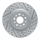 Dynamic Friction 2015-2022 Ram Promaster City Front Right Drilled & Slotted Geoperformance Rotor by Dynamic Friction Company 830-40049R
