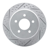 R1 Concepts 1997-2007 Chrysler Town & Country Rear Left Drilled & Slotted Geoperformance Rotor by R1 Concepts 830-40083L