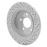 R1 Concepts 1997-2007 Chrysler Town & Country Rear Left Drilled & Slotted Geoperformance Rotor by R1 Concepts 830-40083L