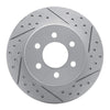 R1 Concepts 1997-2002 Dodge Dakota RWD Front Right Drilled & Slotted Geoperformance Rotor