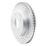 Dynamic Friction 2002-2024 Chrysler Aspen Front Right Drilled & Slotted Geoperformance Rotor by Dynamic Friction Company 830-40094R