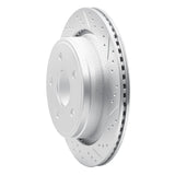 Dynamic Friction 2002-2024 Chrysler Aspen Rear Right Drilled & Slotted Geoperformance Rotor by Dynamic Friction Company 830-40095R