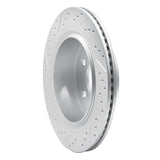 Dynamic Friction 2002-2024 Chrysler Aspen Rear Right Drilled & Slotted Geoperformance Rotor by Dynamic Friction Company 830-40095R
