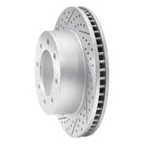 Dynamic Friction 2003-2008 Dodge Ram 1500 Pickup Front Left Drilled & Slotted Geoperformance Rotor by Dynamic Friction Company 830-40102L